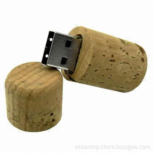 Cork-shaped USB Flash Drive, No External Power Required